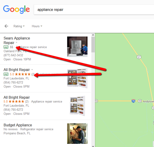 PPC Ads In Google Maps