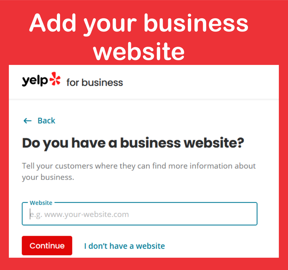add business website