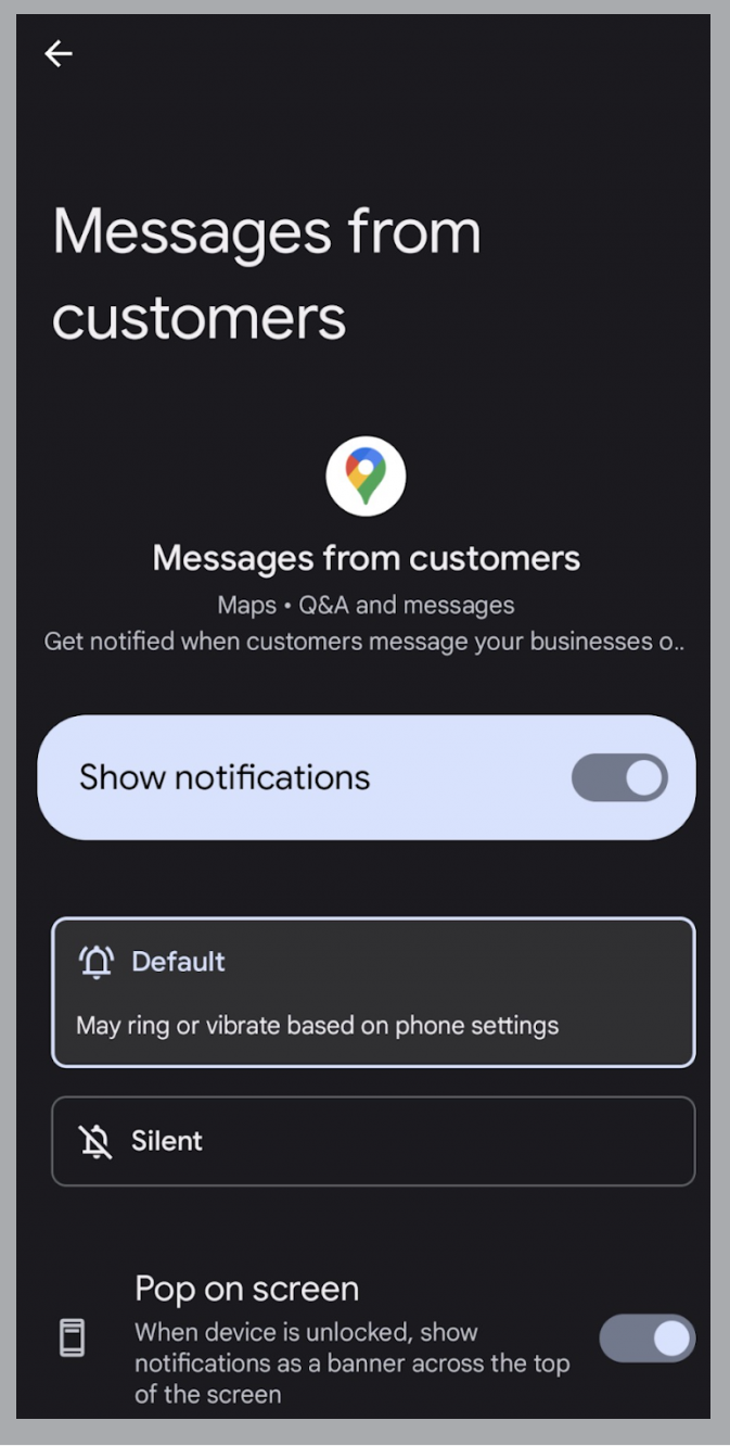 enable messaging