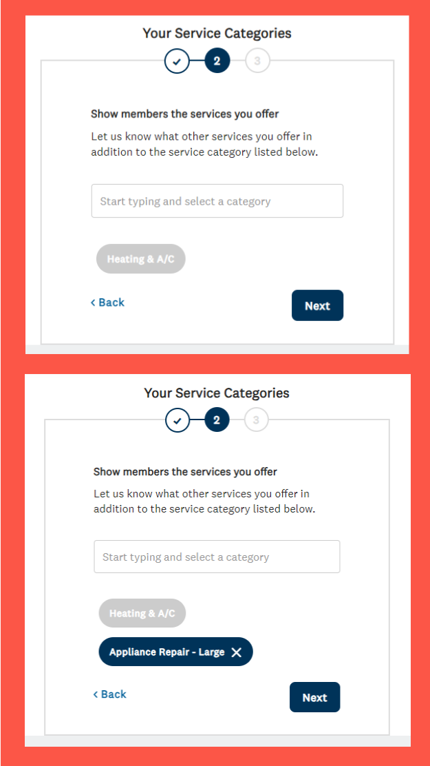 Angi service categories