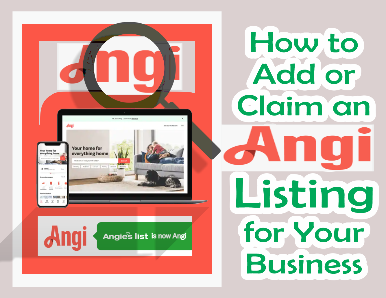 How to Claim or Add an Angi Listing
