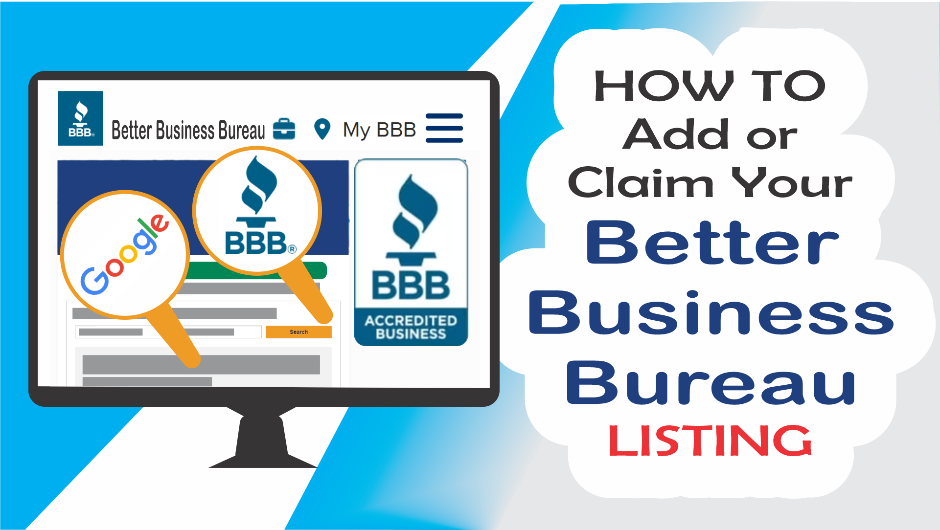 Add or Claim Better Business Bureau Listing