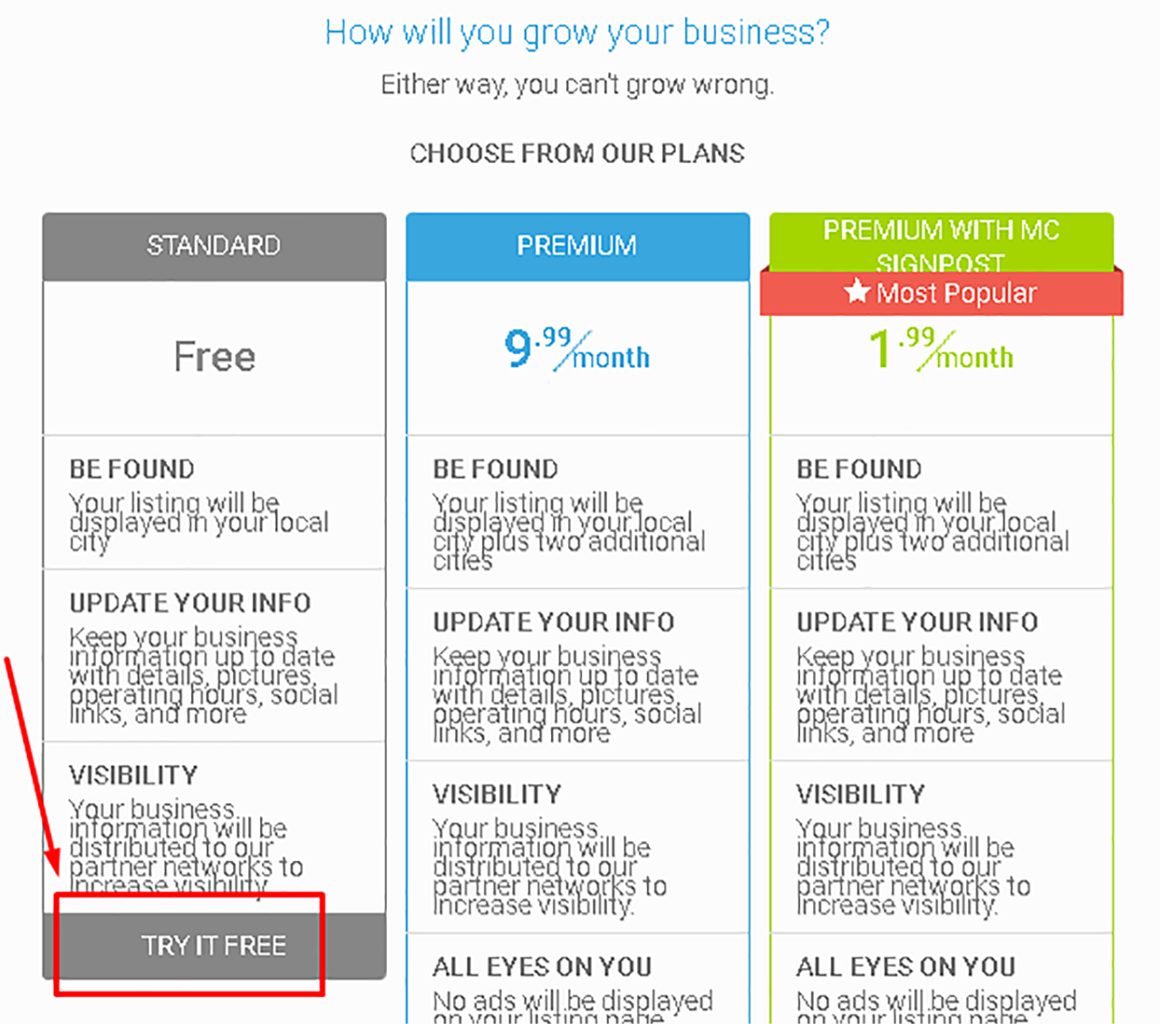 step4-Claim an Existing MerchantCircle Business Listing