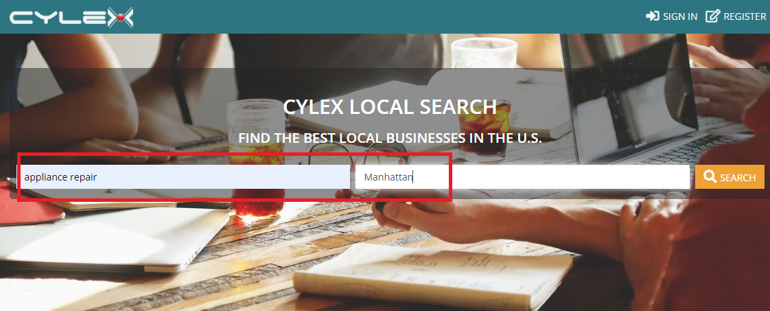 Cylex Search for your business