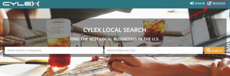 Cylex US website homepage