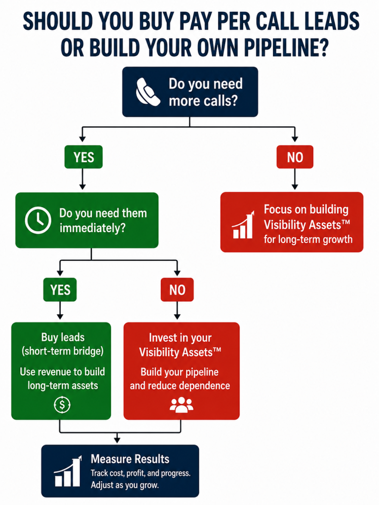 Lead generation decision tree