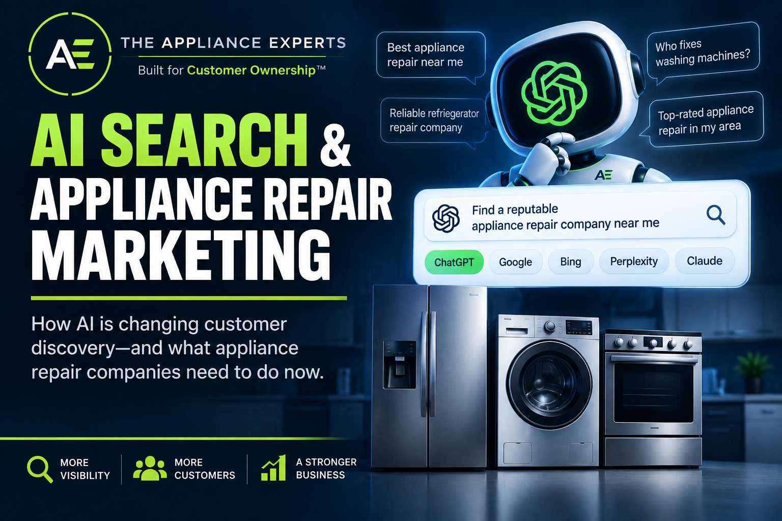 what appliance repair companies need to know about ai search