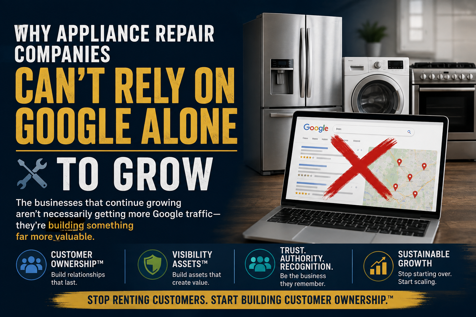 The businesses that continue growing aren't necessarily getting more Google traffic—they're building something far more valuable.