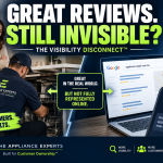 WHy appliance repair companies can have great reviews but are still invisible